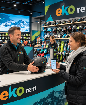 Click & Collect: recoge tu alquiler de esquí en tiempo récord
